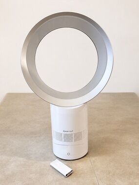 White Dyson Fan with Remote Control